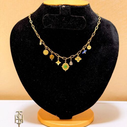 Celestine Charm Necklace
