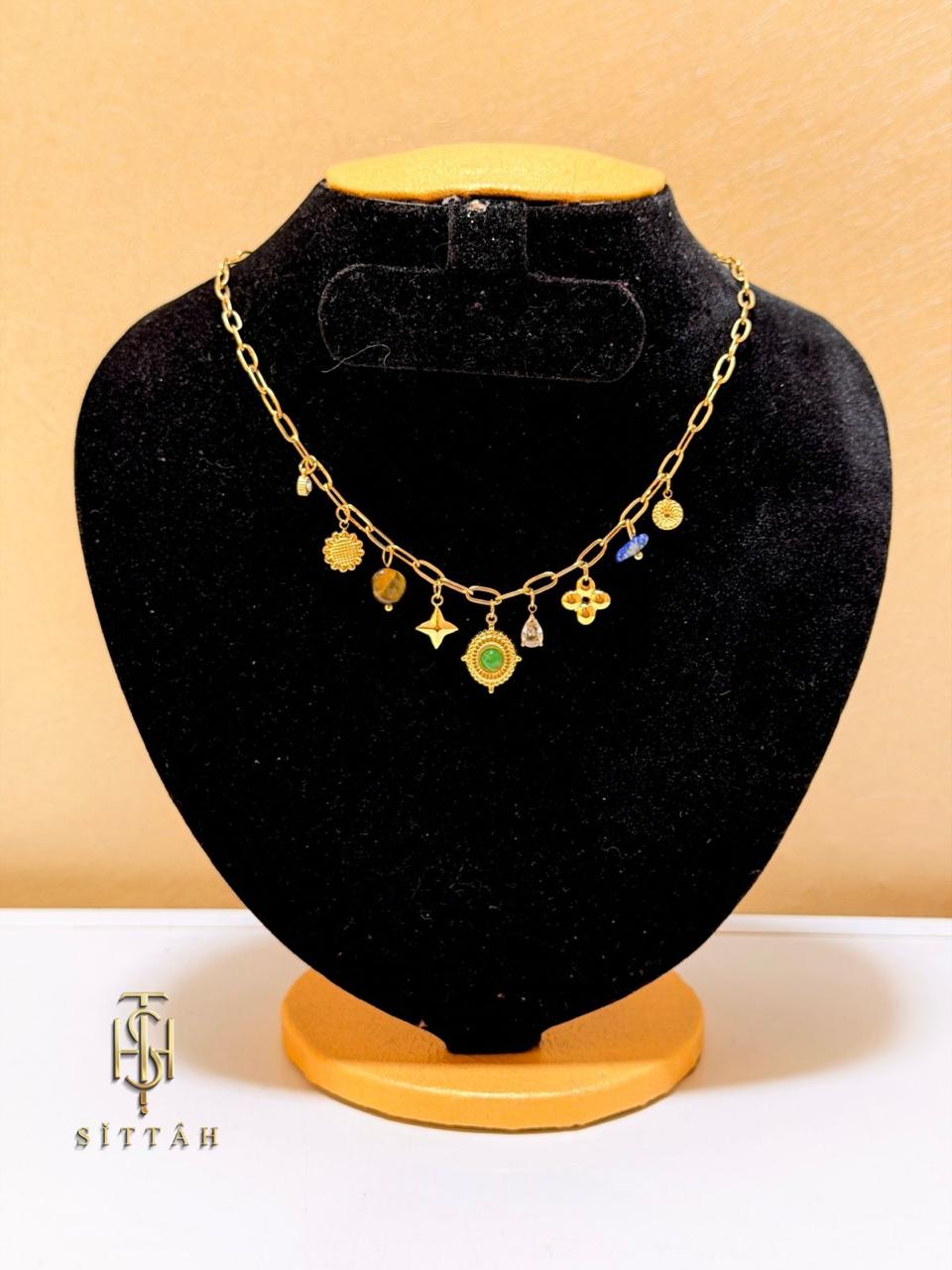 Celestine Charm Necklace