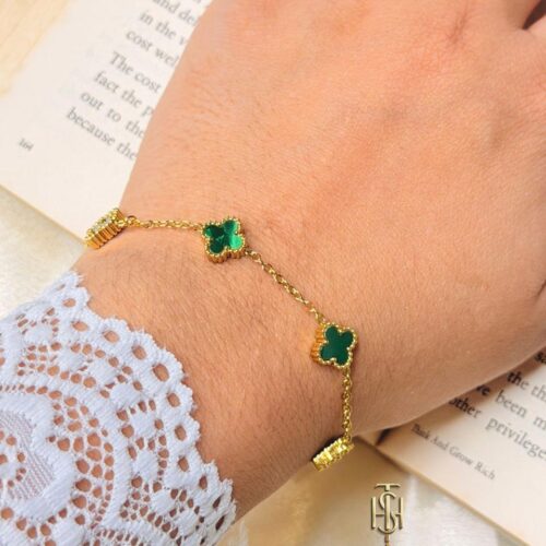 Emerald Bloom Bracelete