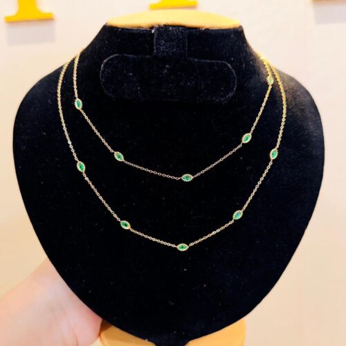 Elara Emerald Necklace