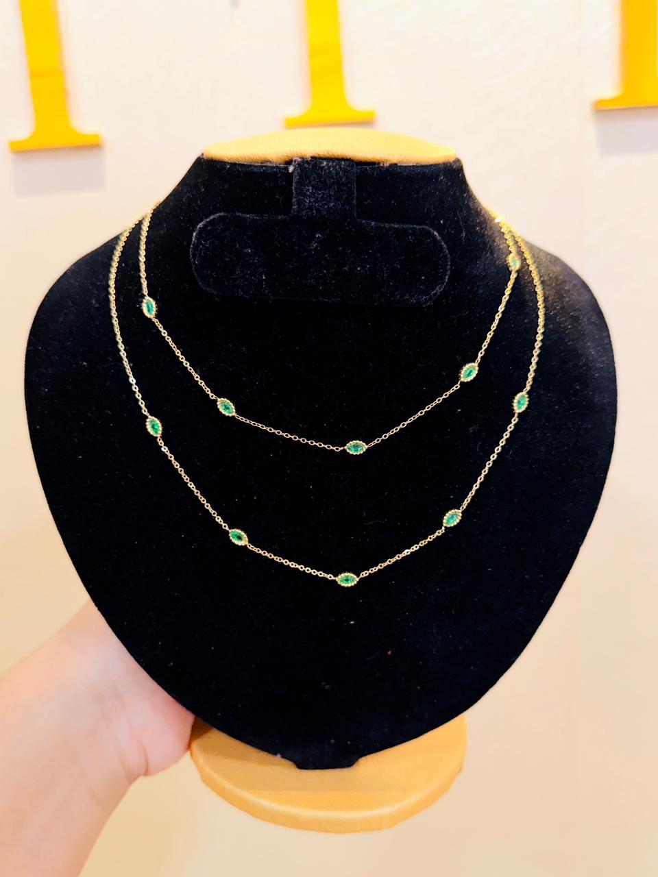 Elara Emerald Necklace