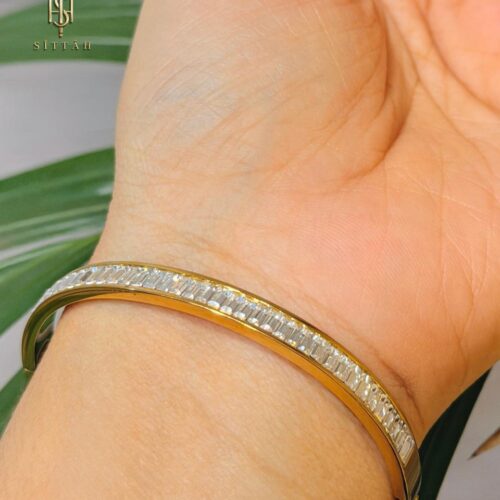 Crystal Cascade Luxe Bangle