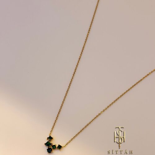 Luna Emerald Cluster Chain