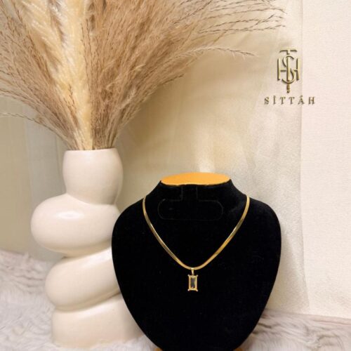 Elysian Rectangle Necklace