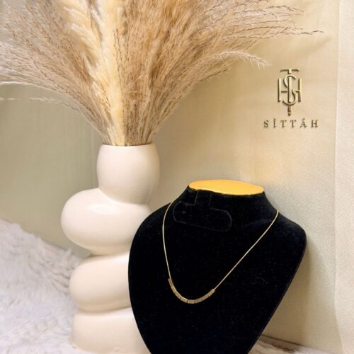 Golden Arc Necklace