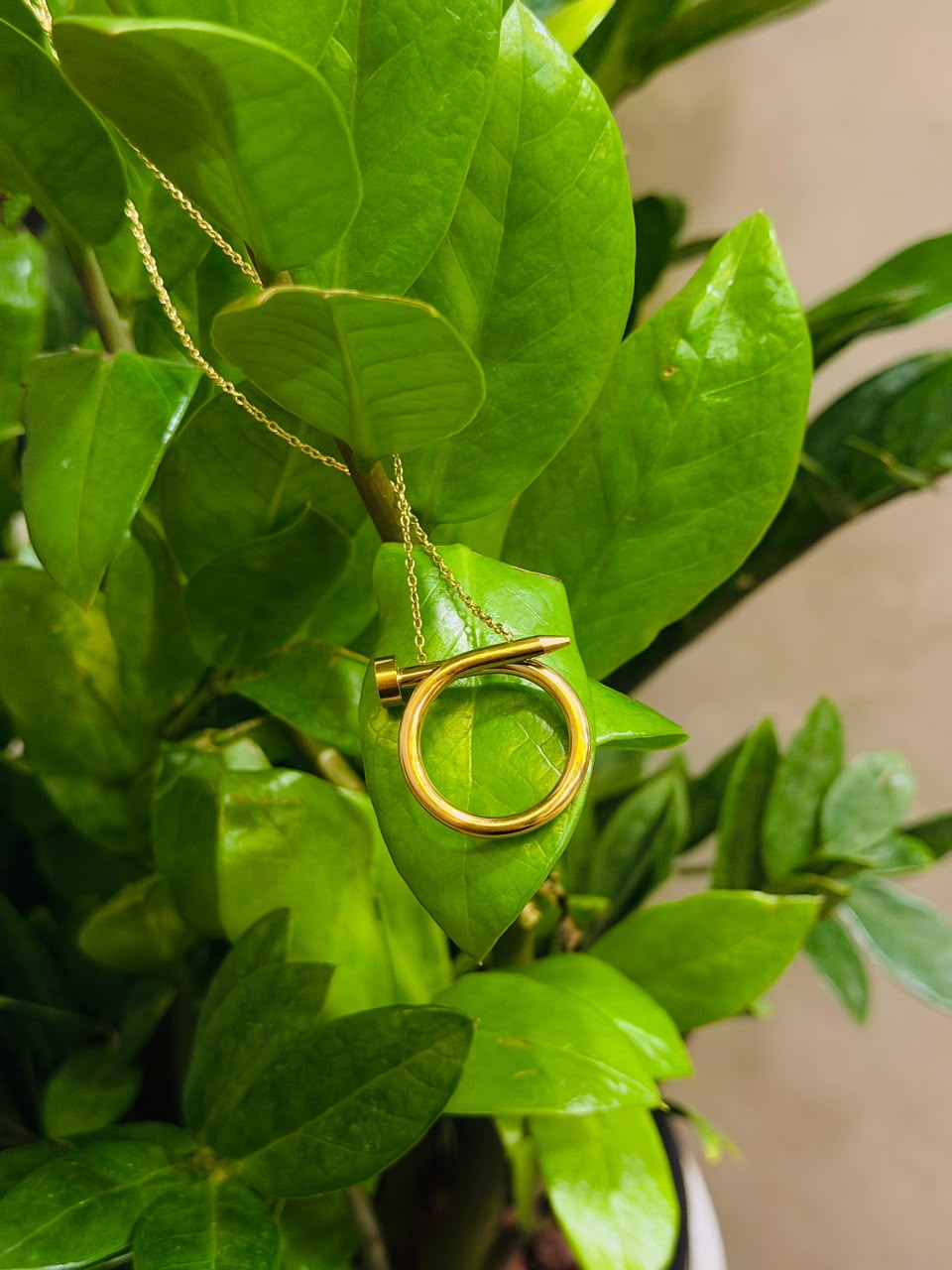 Halo Nail Necklace - Image 2