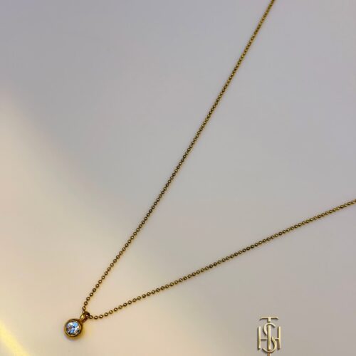 Halo Drop Necklace