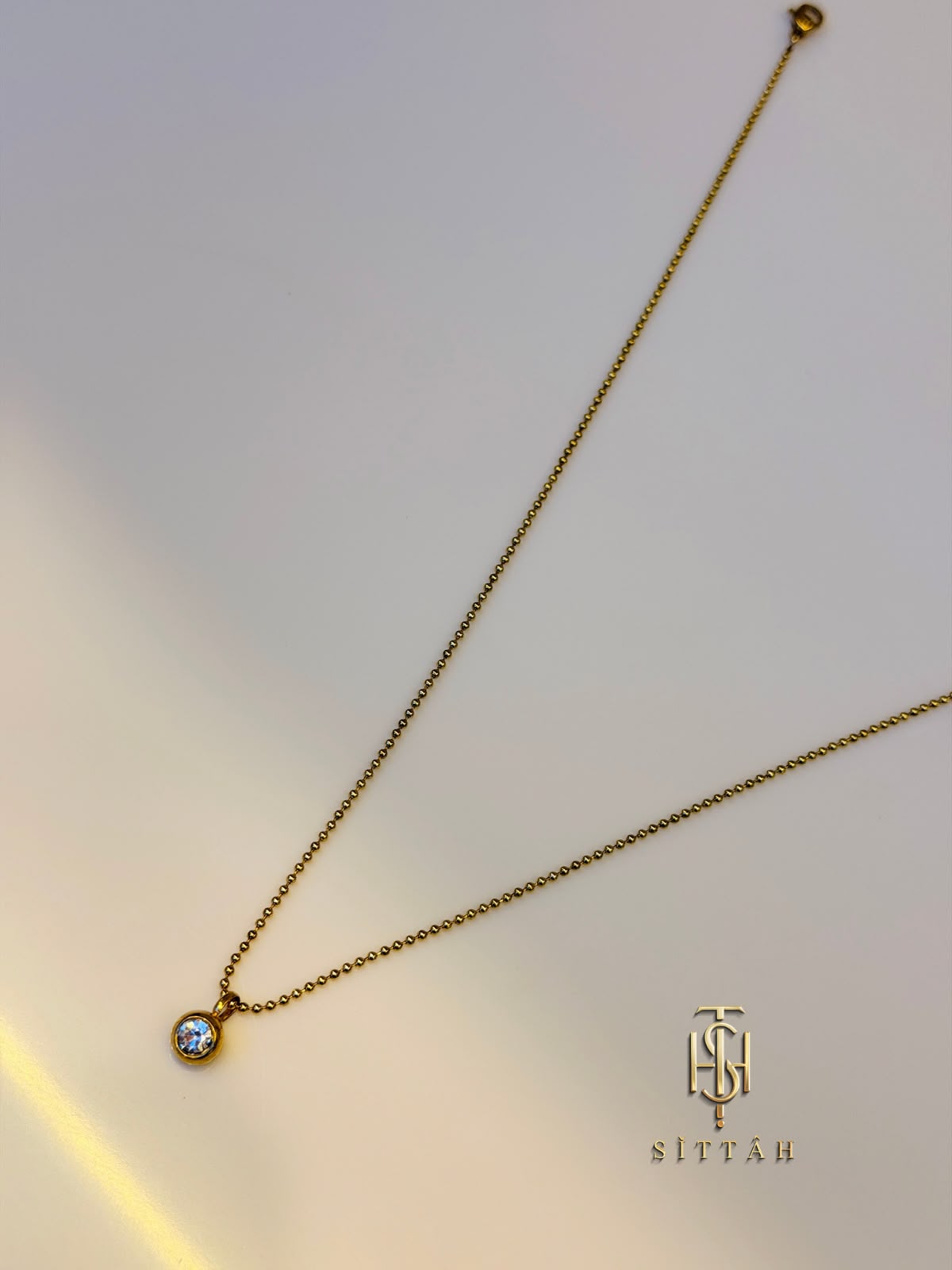 Halo Drop Necklace