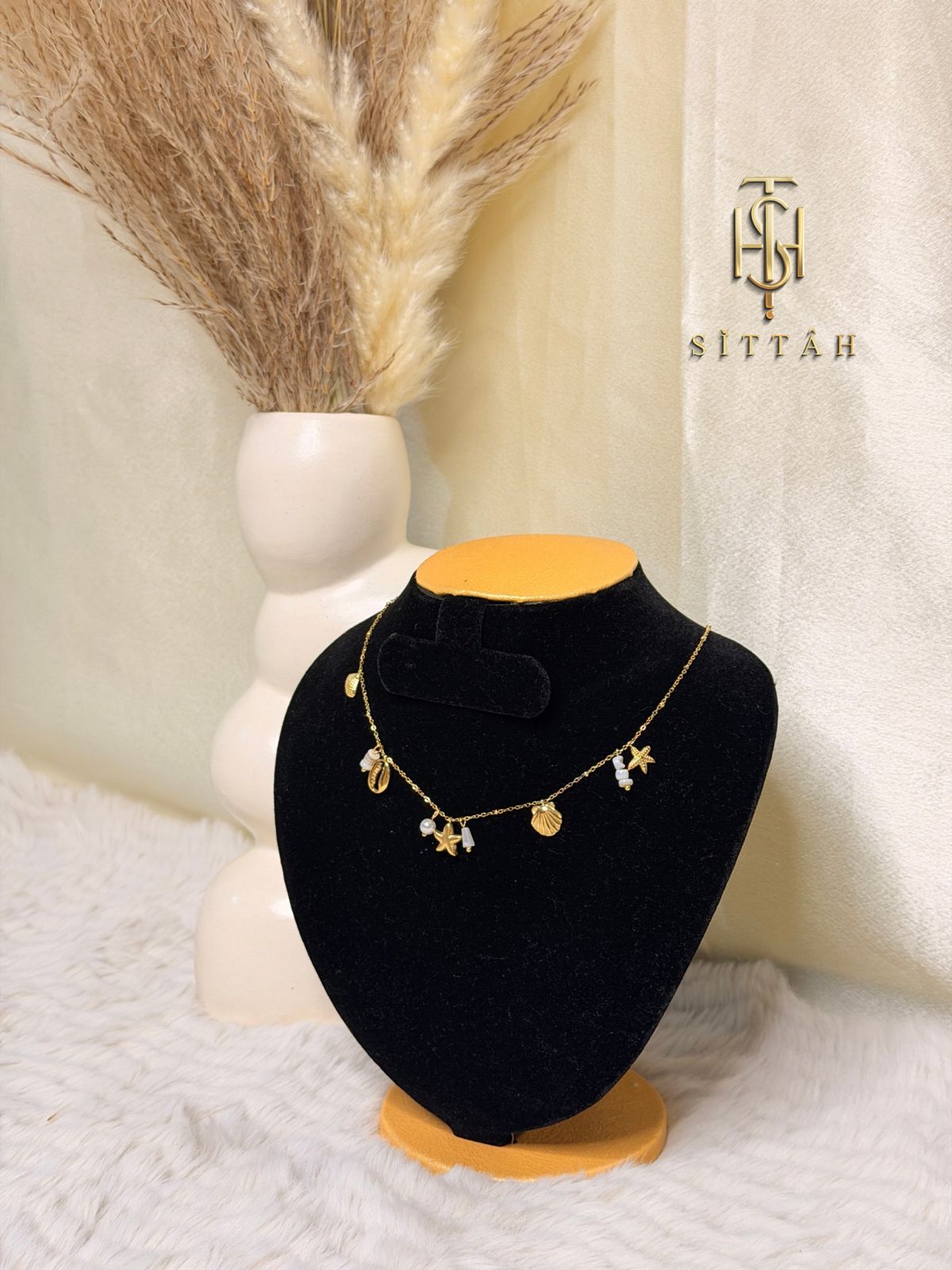 Ocean Whisper Charm Necklace
