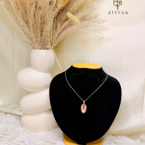 Crimson Bloom Necklace
