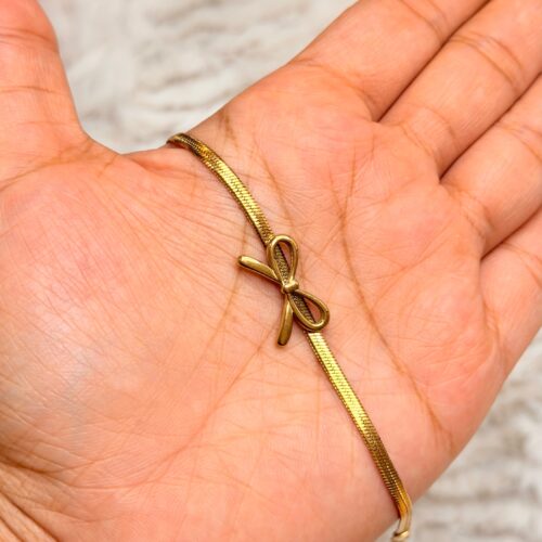 Herringbone or snake chain bracelet