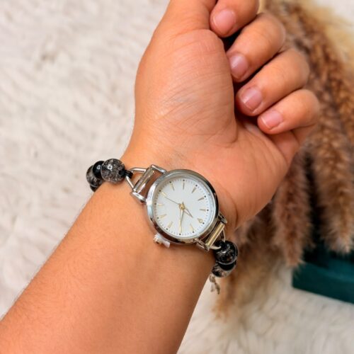 Midnight Marble Watch Bracelet