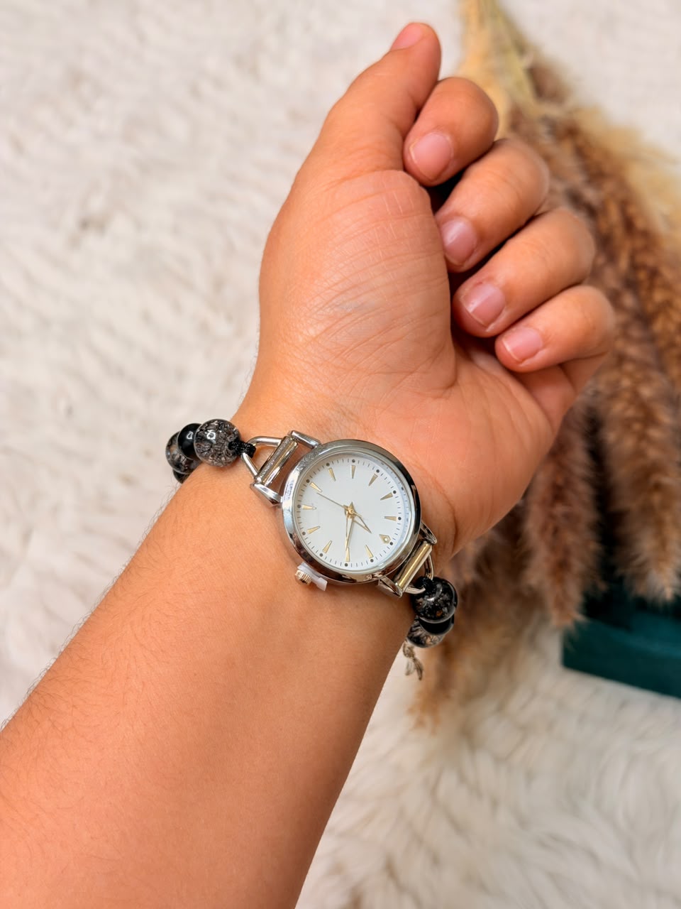 Midnight Marble Watch Bracelet