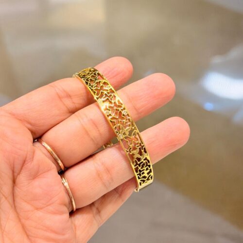 Golden Lattice Bangle