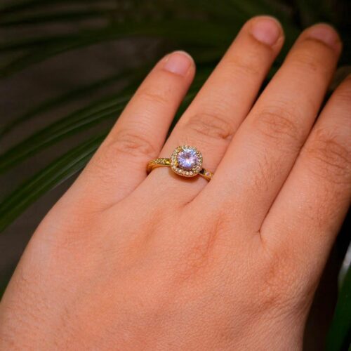 Serene Halo Ring