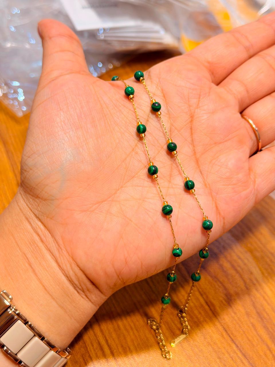 Jade Bloom Anklet - Image 2