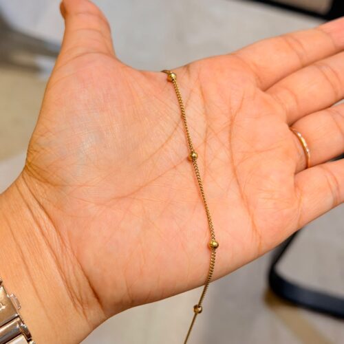 Golden Dew Anklet
