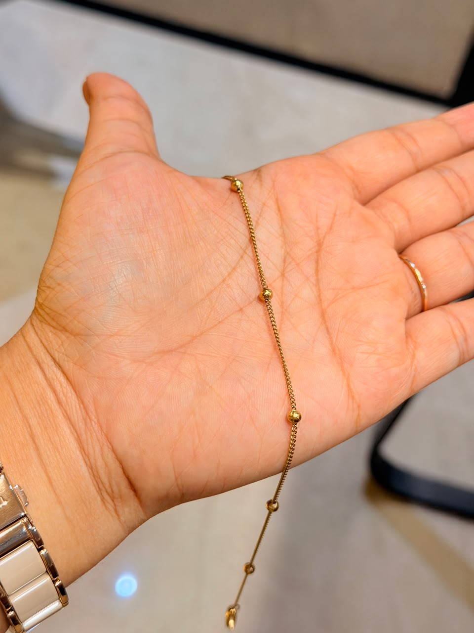 Golden Dew Anklet