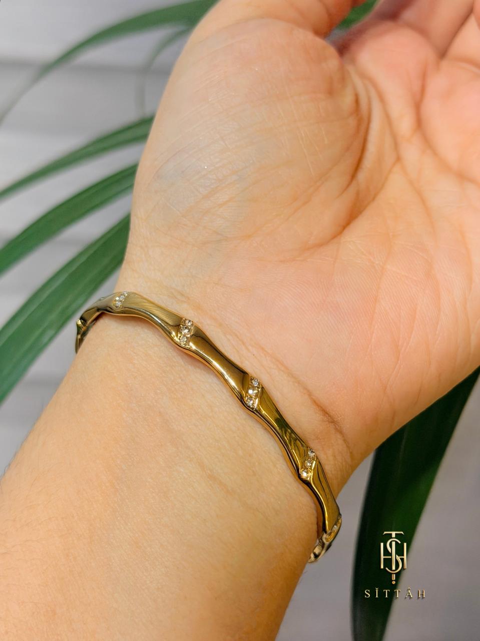 Auric Wave Bangle
