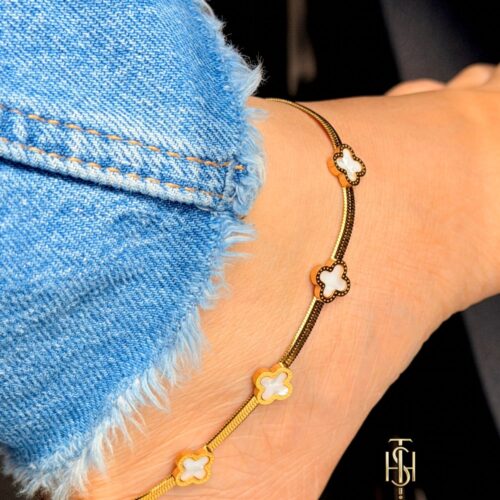 Pearl Petal Anklet