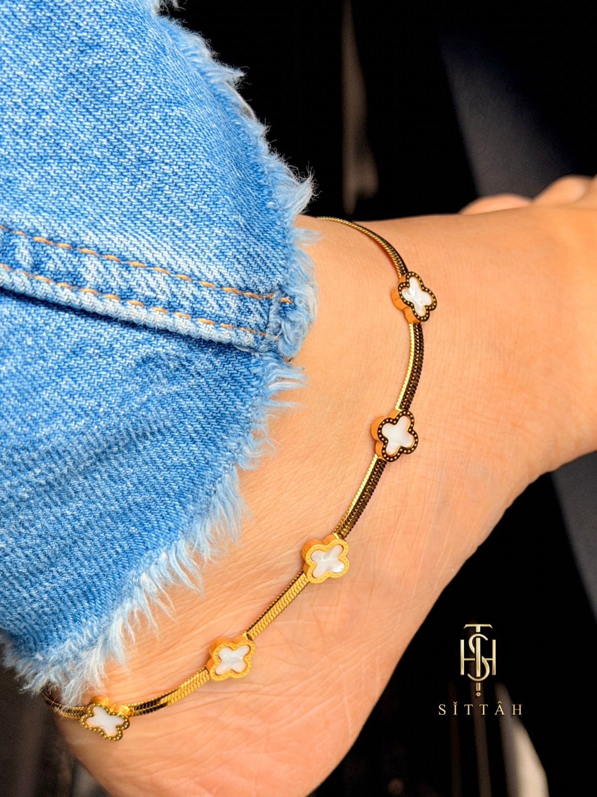 Pearl Petal Anklet