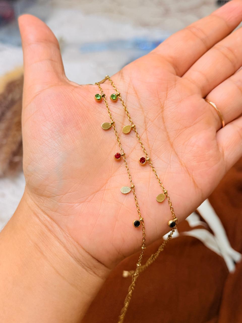 Prism Dangle Anklet - Image 2