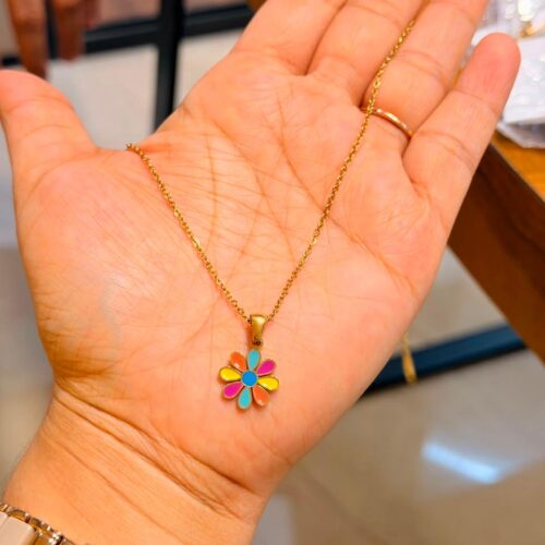 Rainbow Bloom Pendant