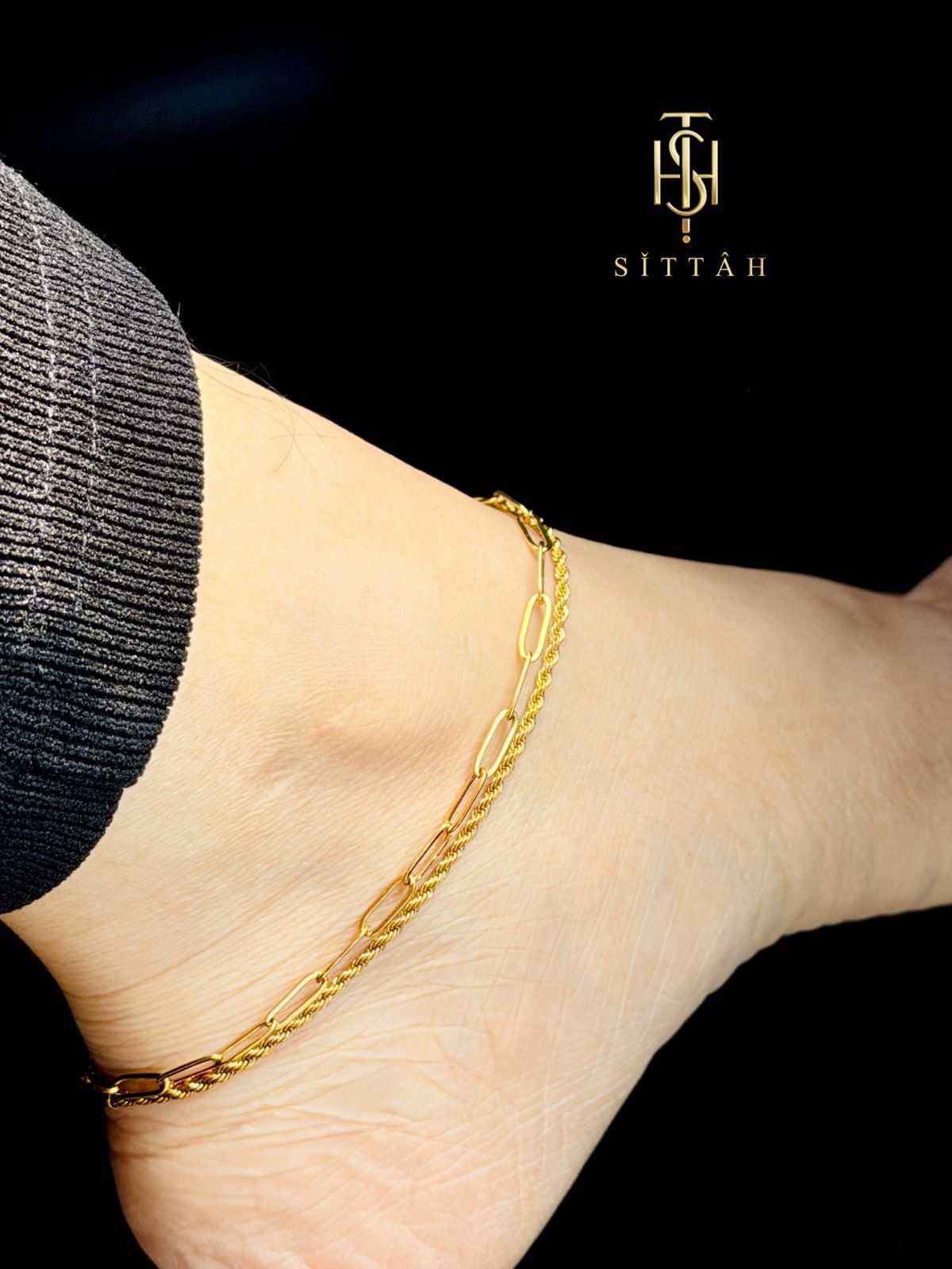 Twin Grace Anklet