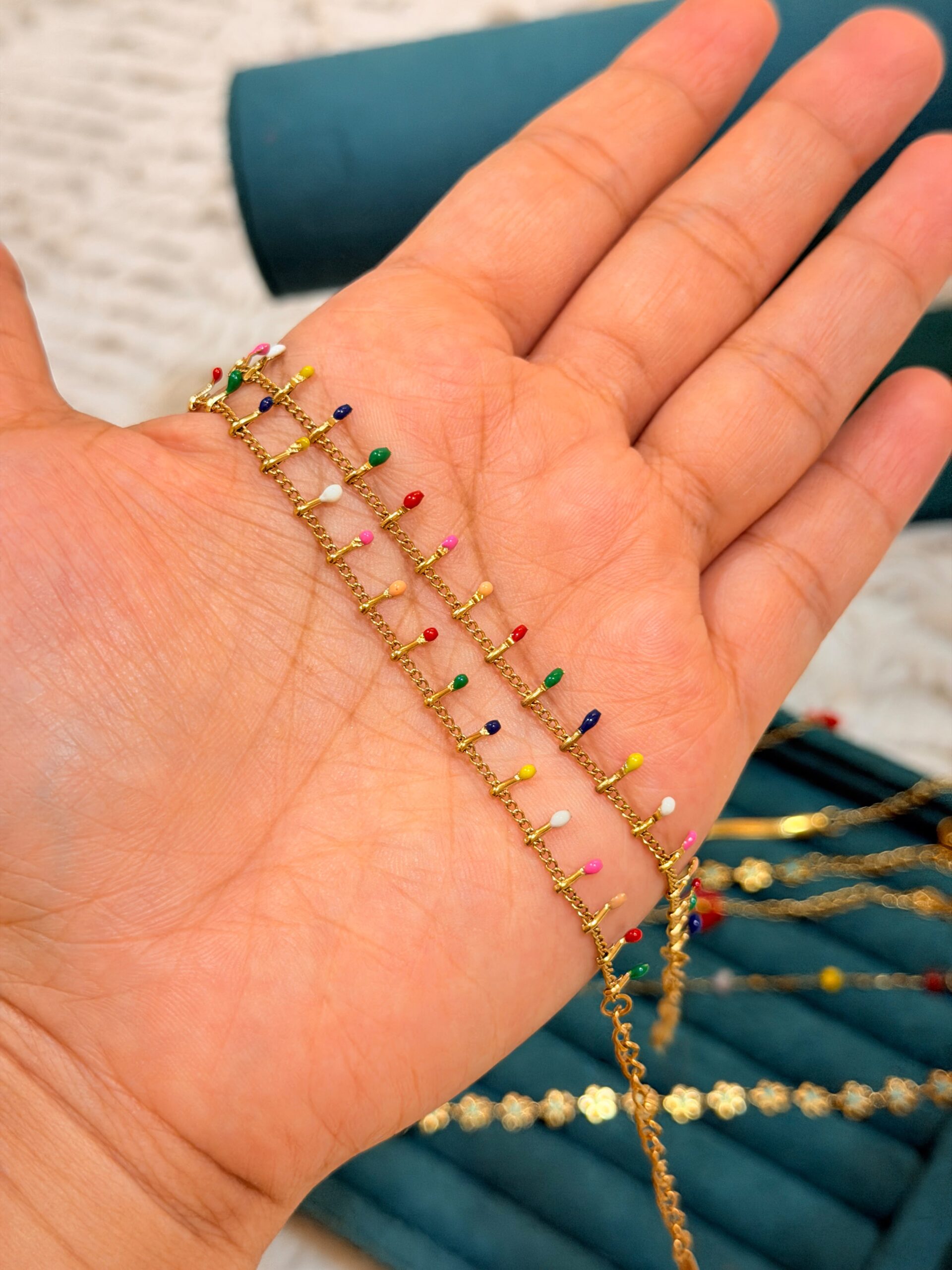 Rangoli Dainty Anklet - Image 2