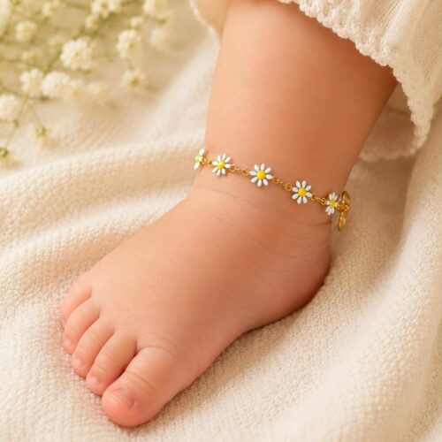 Mini Daisy Glow Anklet