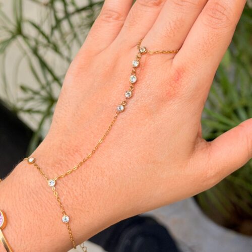 Glimmer Grace Hand Chain