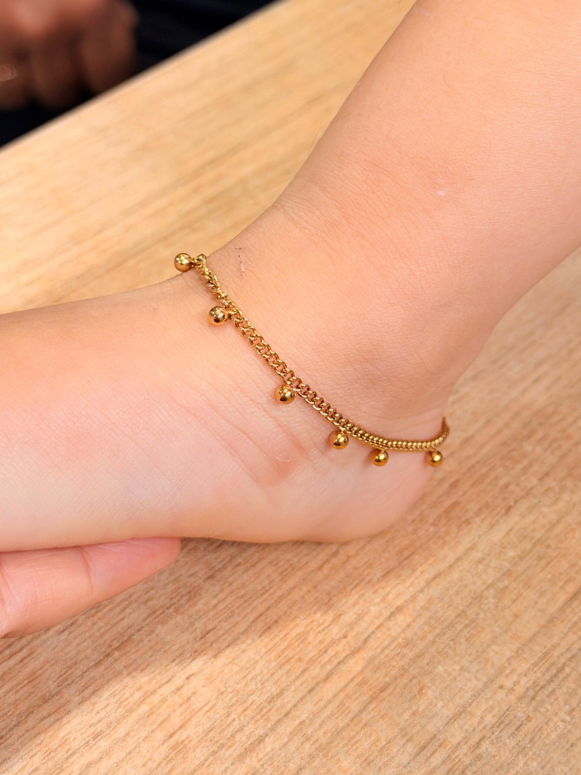 Golden Charm Anklet - Image 2