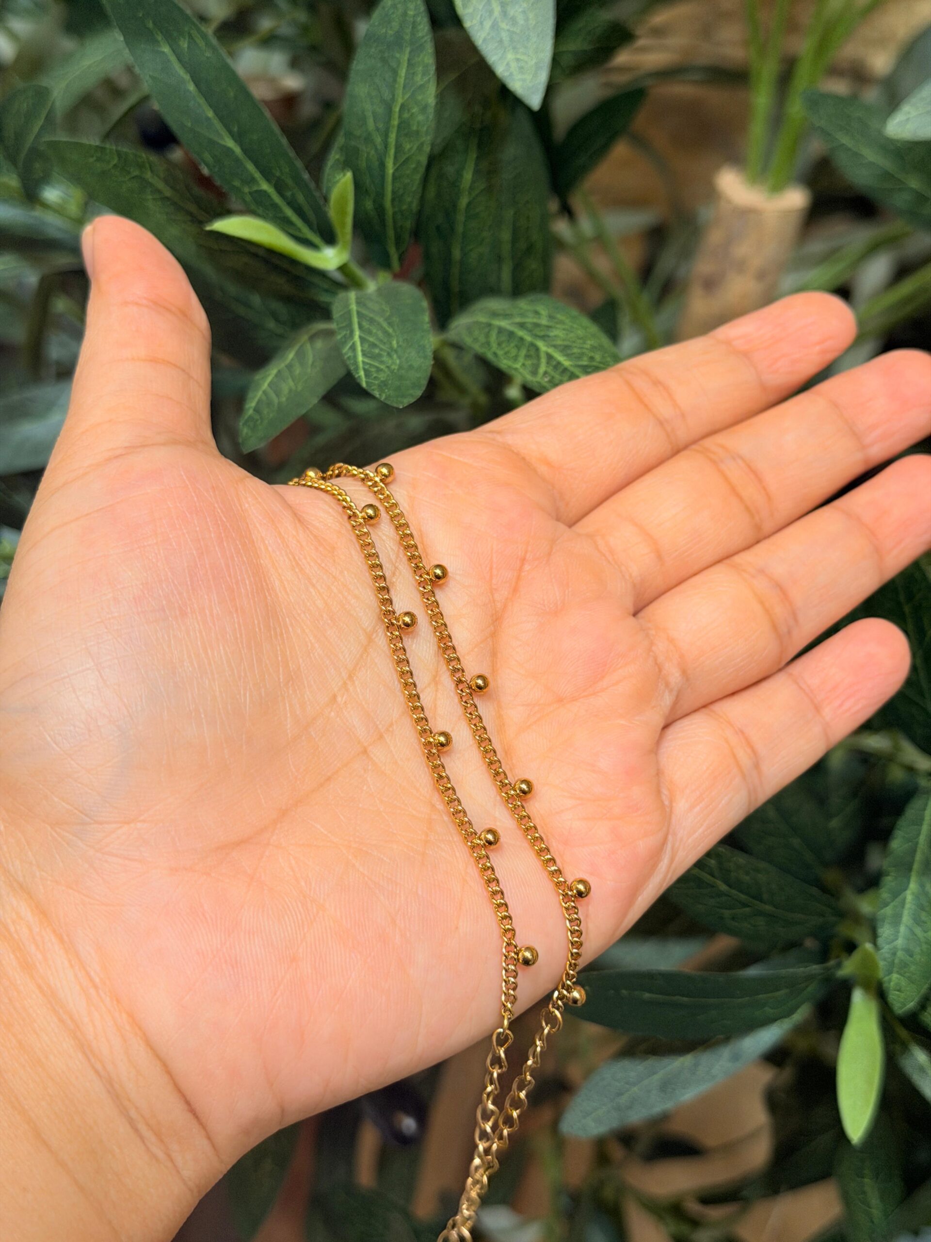 Golden Charm Anklet - Image 3