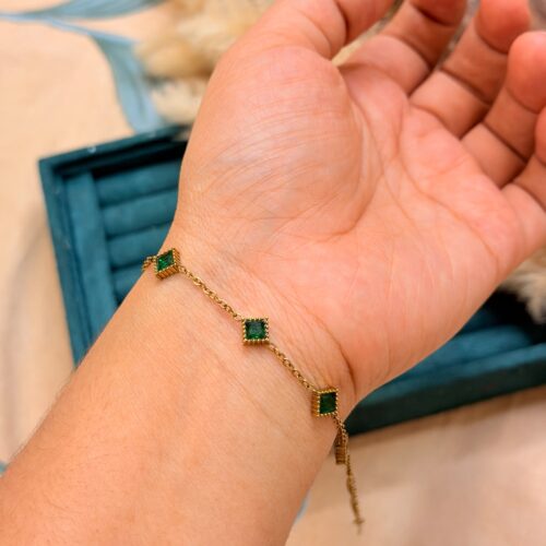Emerald Trellis Bracelet