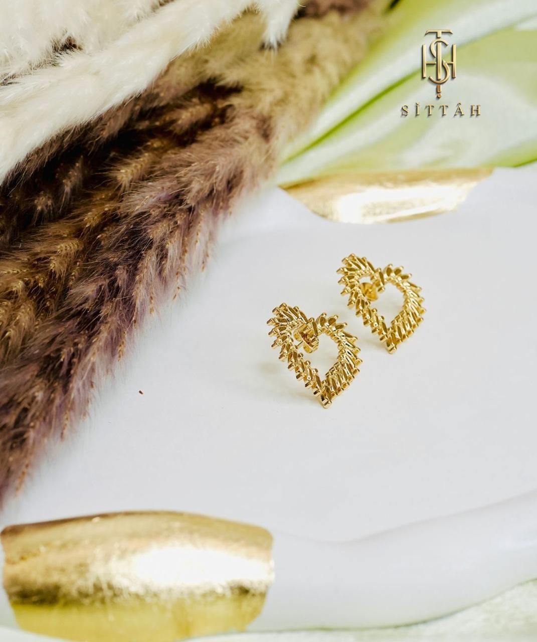Luvia Heart Drops Studs - Image 2