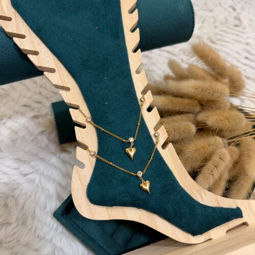 Lovelume Layered Anklet