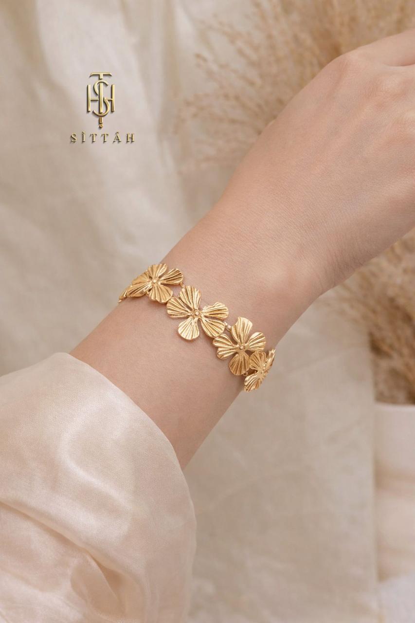 Petal Luxe Cuff Bracelet