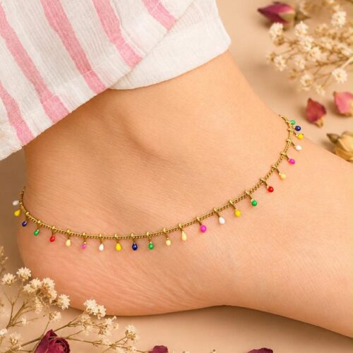 Rangoli Dainty  Anklet(Adult)