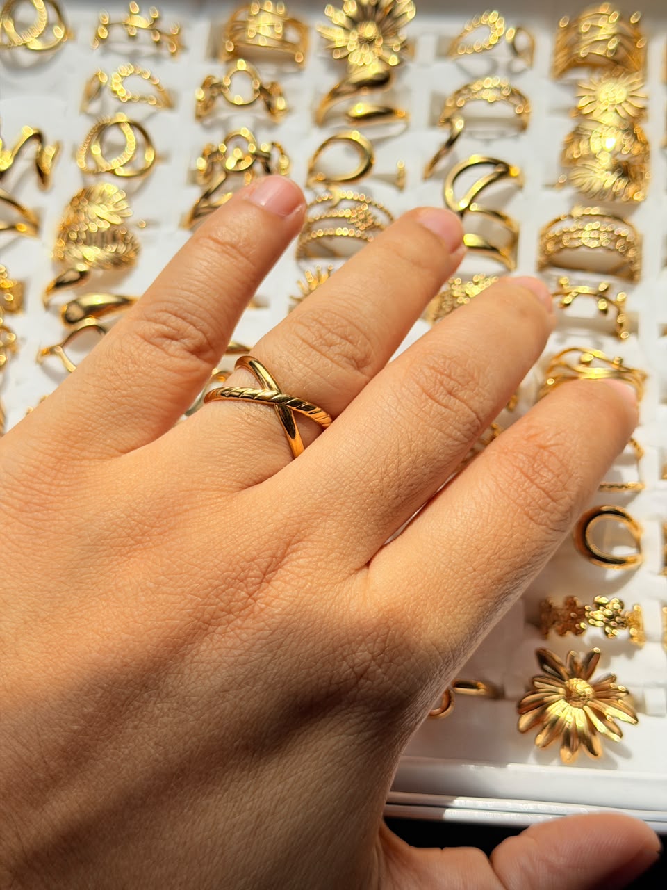 Golden Twist Ring - Image 2