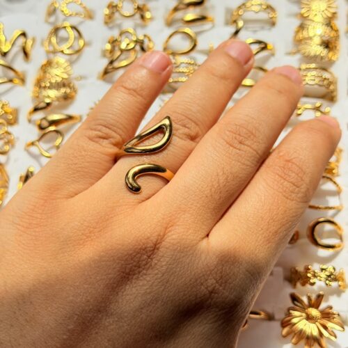 Golden Flame Ring