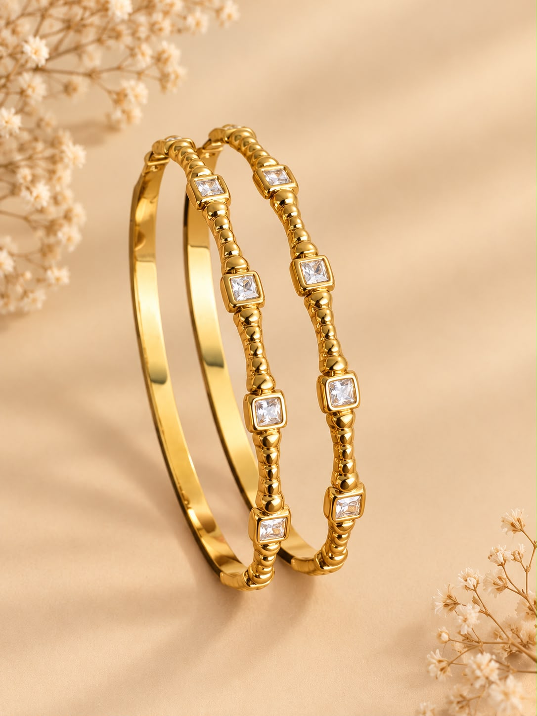 Royal Crystal Duo Bangle
