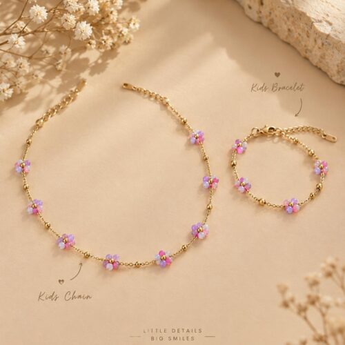 Pink Fairy Flower Set