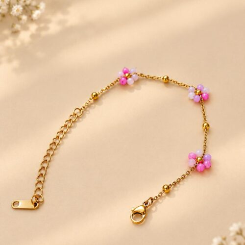 Pastel Daisy Bracelet