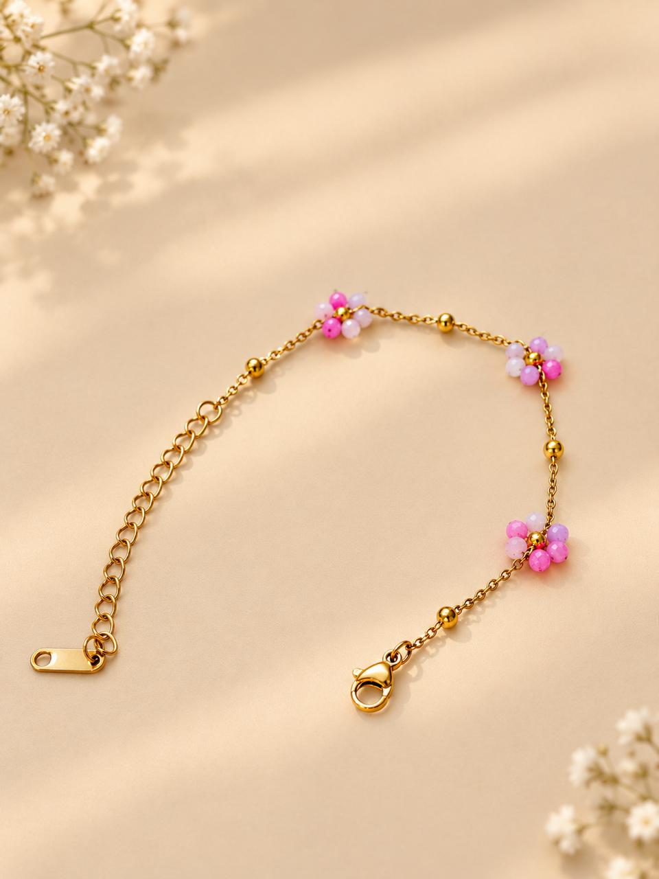 Pastel Daisy Bracelet